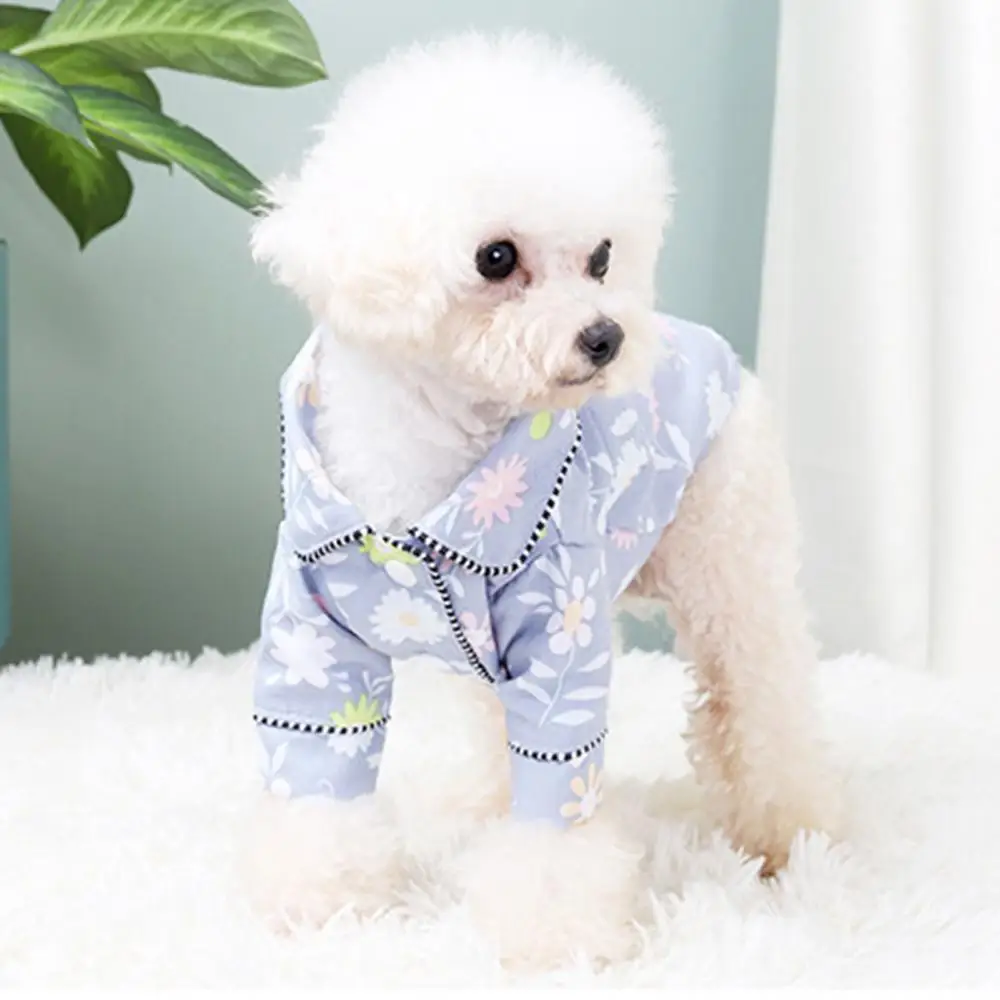 Breathable Pet Pajamas Spring Summer Flower Printing Two-legged Dog Puppy Pajamas Pet Cloth Dog Supplies
Breathable Pet Pajamas Spring Summer Flower Printing Two-legged Dog Puppy Pajamas Pet Cloth Dog Supplies