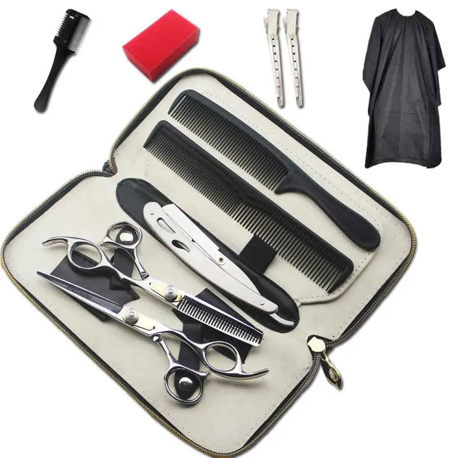 6.0"Sale Silver Japanese Hair Scissors Hairdressing Scissors Thinning Shears Hairdresser Shaver Haircut
6.0"Sale Silver Japanese Hair Scissors Hairdressing Scissors Thinning Shears Hairdresser Shaver Haircut