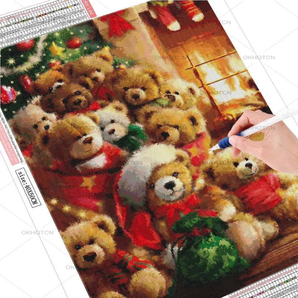 Diamond Painting Cross Stitch Christmas New Arrival Diamond Embroidery Animals Mosaic Sale Bear Handmade Gift
Diamond Painting Cross Stitch Christmas New Arrival Diamond Embroidery Animals Mosaic Sale Bear Handmade Gift
