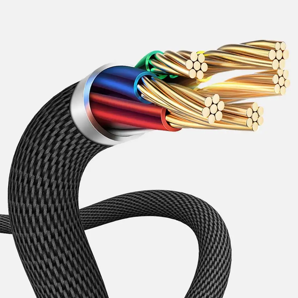 Кабель USB C MUSTTRUE 0 25 м 1 2 3 кабель для синхронизации данных xiaomi redmi note 8 samsung s10 Type-c