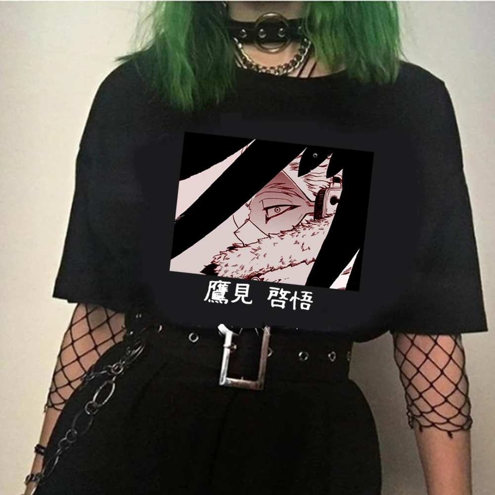 Футболка Harajuku My Hero Academia, мужская летняя футболка с короткими рукавами, Аниме футболки с героями Манга
Футболка Harajuku My Hero Academia, мужская летняя футболка с короткими рукавами, Аниме футболки с героями Манга