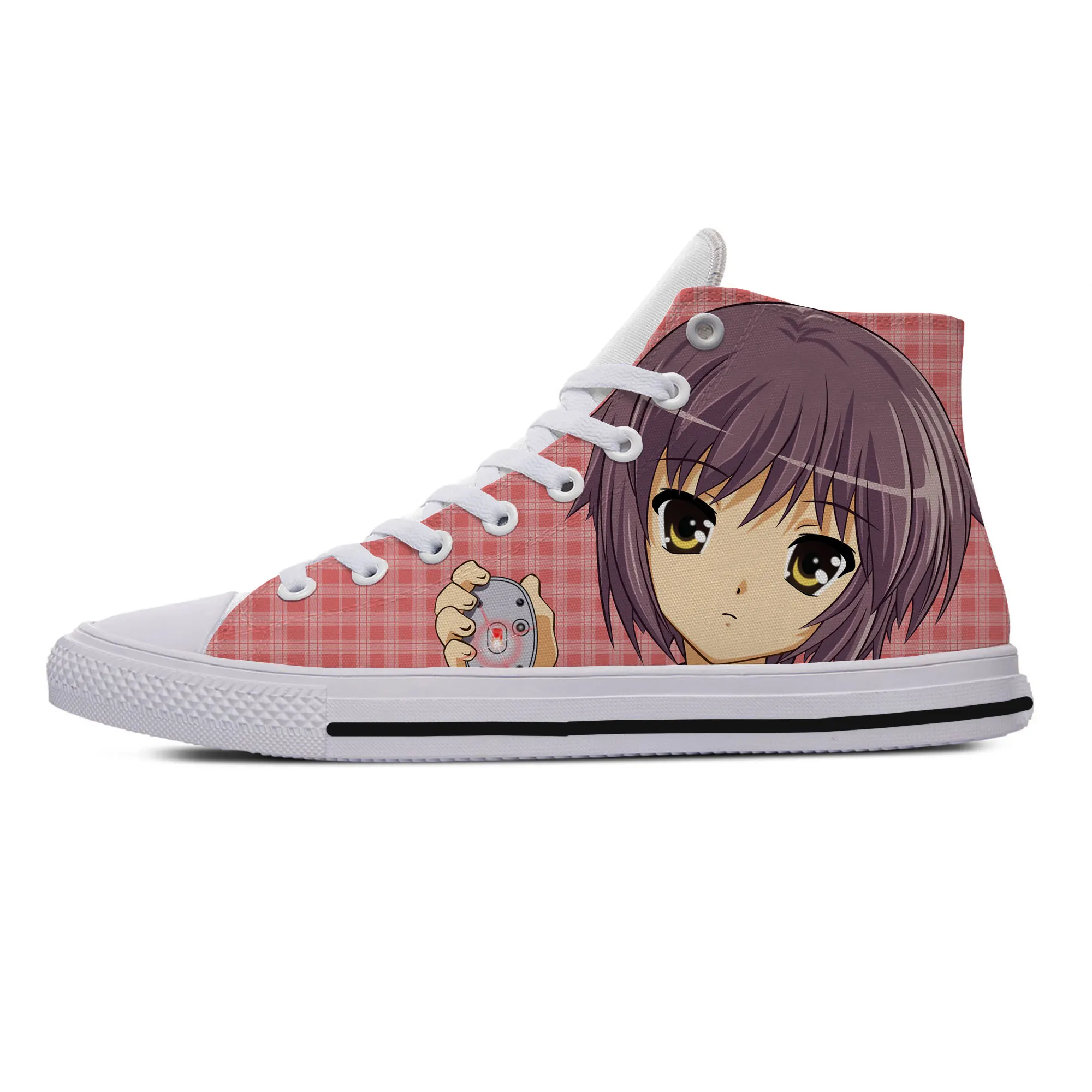 Suzumiya Haruhi Canvas Shoes Men Women Fashion Summer Casual Sneakers Student Casual Shoes High Top Vulcanize Shoes 2021 Spring
Suzumiya Haruhi Canvas Shoes Men Women Fashion Summer Casual Sneakers Student Casual Shoes High Top Vulcanize Shoes 2021 Spring