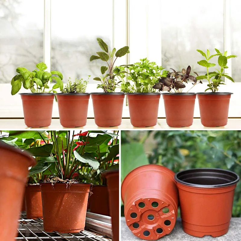 330 Pcs Plastic Flower Seedlings Nursery Supplies Planter Pot Planting Pots 4 Inch & 6 Inch
330 Pcs Plastic Flower Seedlings Nursery Supplies Planter Pot Planting Pots 4 Inch & 6 Inch