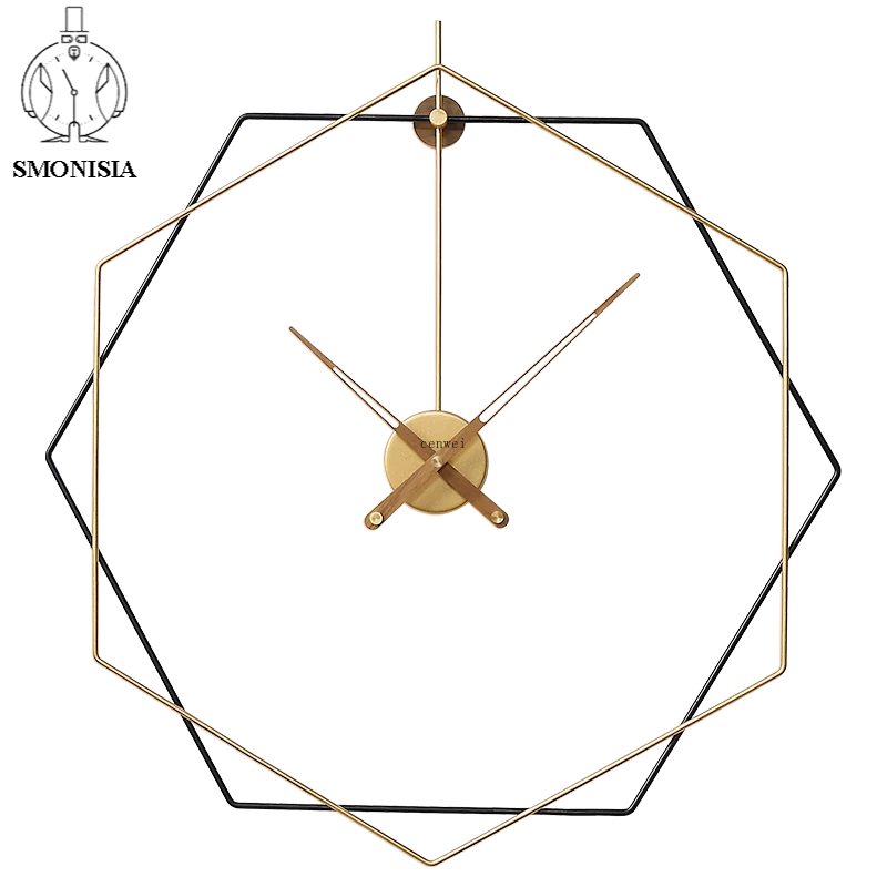 Luxury Wall Clock Modern Design Large Metal Living Room Creative Nordic Clocks Wall Home Decor Horloge Mural Gift Ideas FZ095 
Luxury Wall Clock Modern Design Large Metal Living Room Creative Nordic Clocks Wall Home Decor Horloge Mural Gift Ideas FZ095