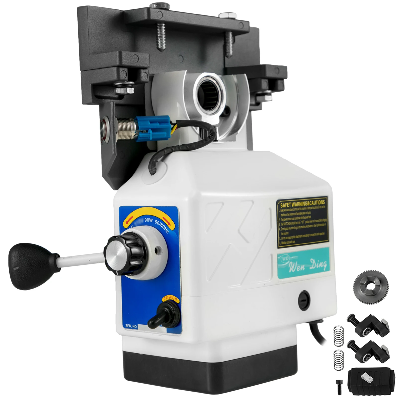 VEVOR 110V/220V 200RPM 450Lbs Torque ALB310 X-Axis Power Feed for Vertical Turret Drilling Bridgeport Type CNC Milling Machines
VEVOR 110V/220V 200RPM 450Lbs Torque ALB310 X-Axis Power Feed for Vertical Turret Drilling Bridgeport Type CNC Milling Machines