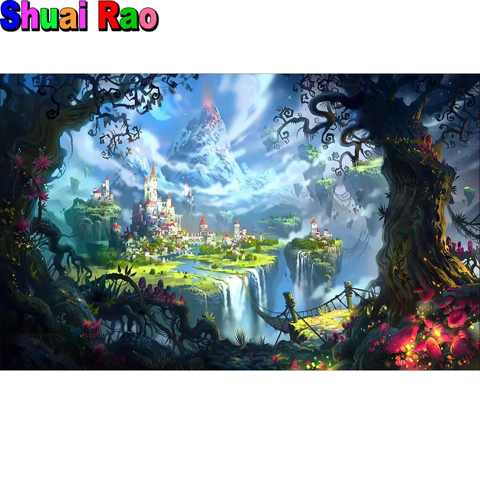 Fantasy fairy tale forest 5d diy diamond painting full drill mosaic art cartoon castle landscape diamond embroidery home decor
Fantasy fairy tale forest 5d diy diamond painting full drill mosaic art cartoon castle landscape diamond embroidery home decor