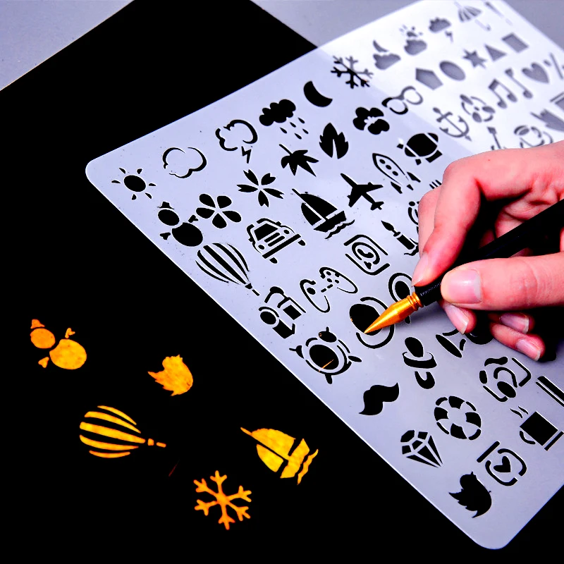 Children's Hand Drawing Stencil Tools DIY Novelty Photo Educational Toys Various Styles of Kid's Birthday Christmas Gift Toy
Children's Hand Drawing Stencil Tools DIY Novelty Photo Educational Toys Various Styles of Kid's Birthday Christmas Gift Toy