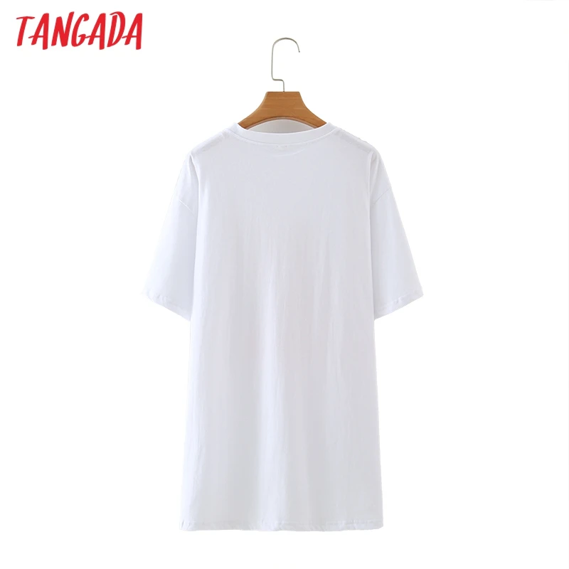 Tangada 2021 Women Floral Print White T Shirt Short Sleeve O Neck Tees Ladies Tee Shirt High Street Top 2M133
Tangada 2021 Women Floral Print White T Shirt Short Sleeve O Neck Tees Ladies Tee Shirt High Street Top 2M133