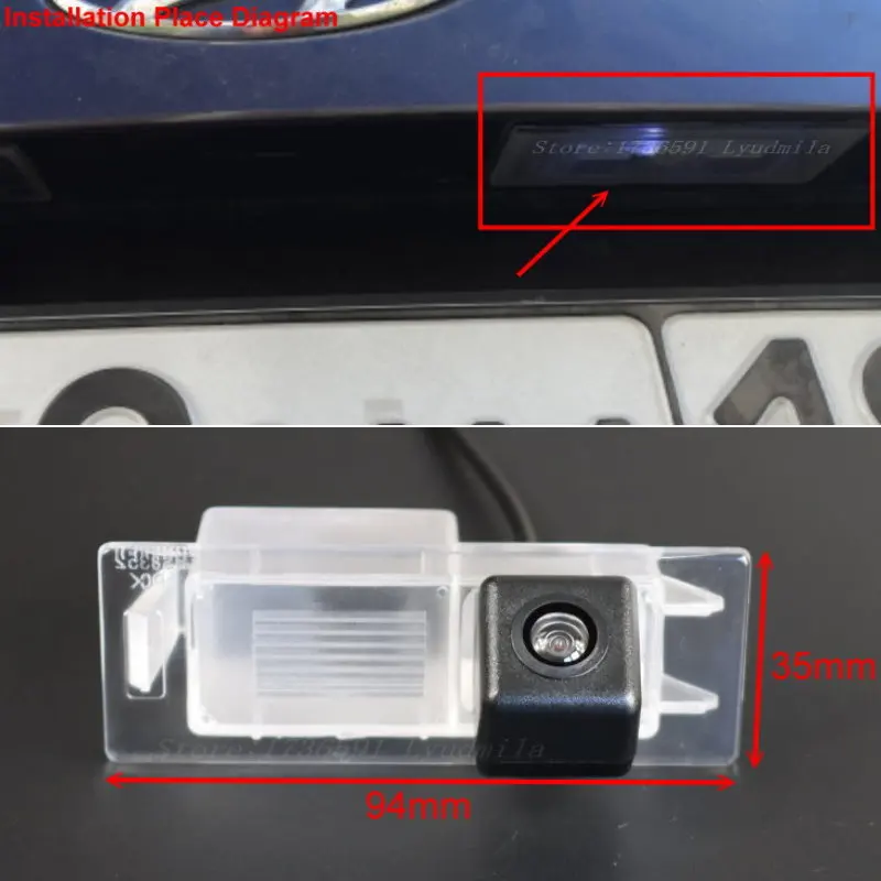 Для Hyundai Sonata NF MK5 2004 ~ 2009 N20 2011 2012 Автомобильная камера заднего вида HD CCD ночное