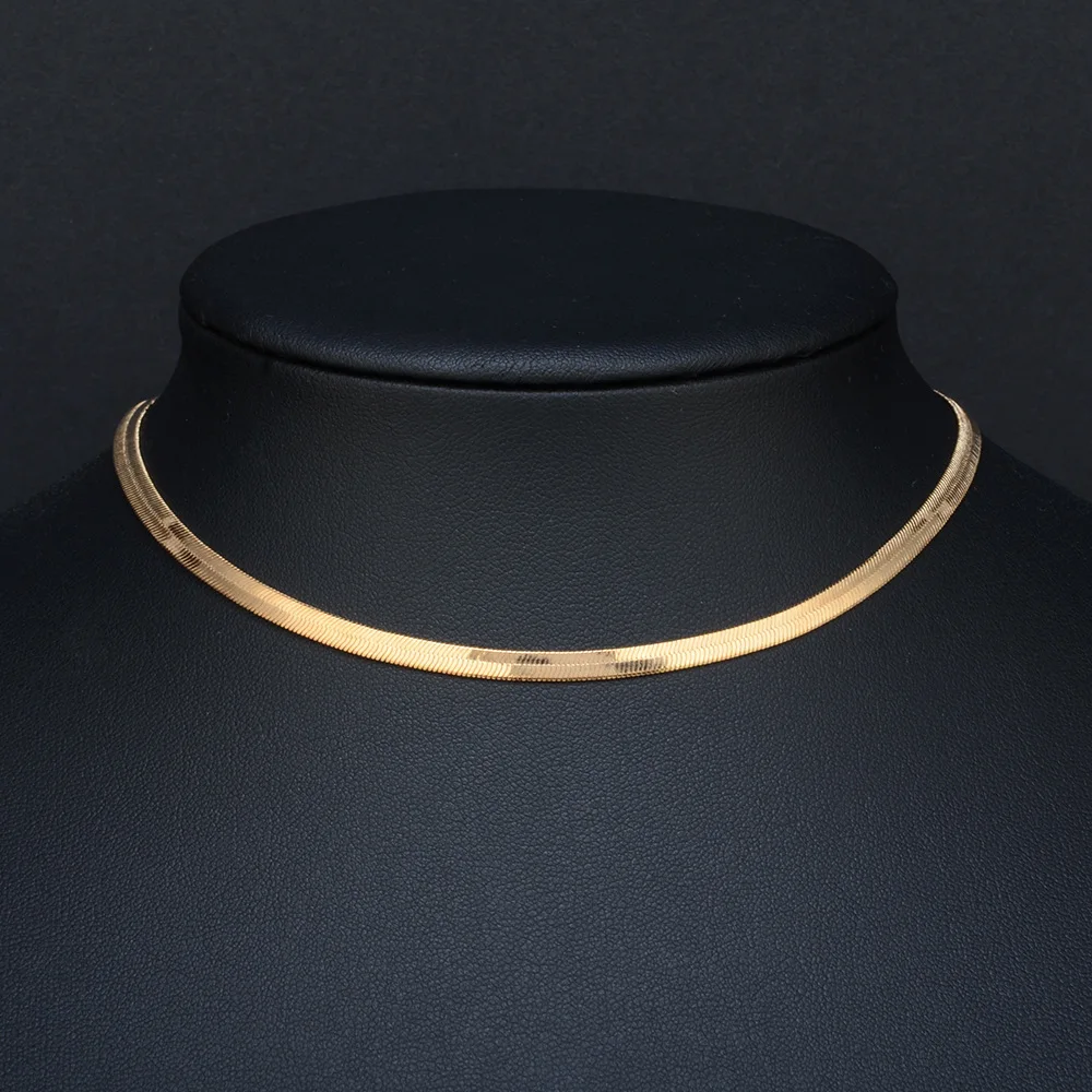 2019 High quality Clavicle Blade Statement Women Gold Silver Color Stainless Steel 35+5cm Snake Choker Necklace Chain
2019 High quality Clavicle Blade Statement Women Gold Silver Color Stainless Steel 35+5cm Snake Choker Necklace Chain
