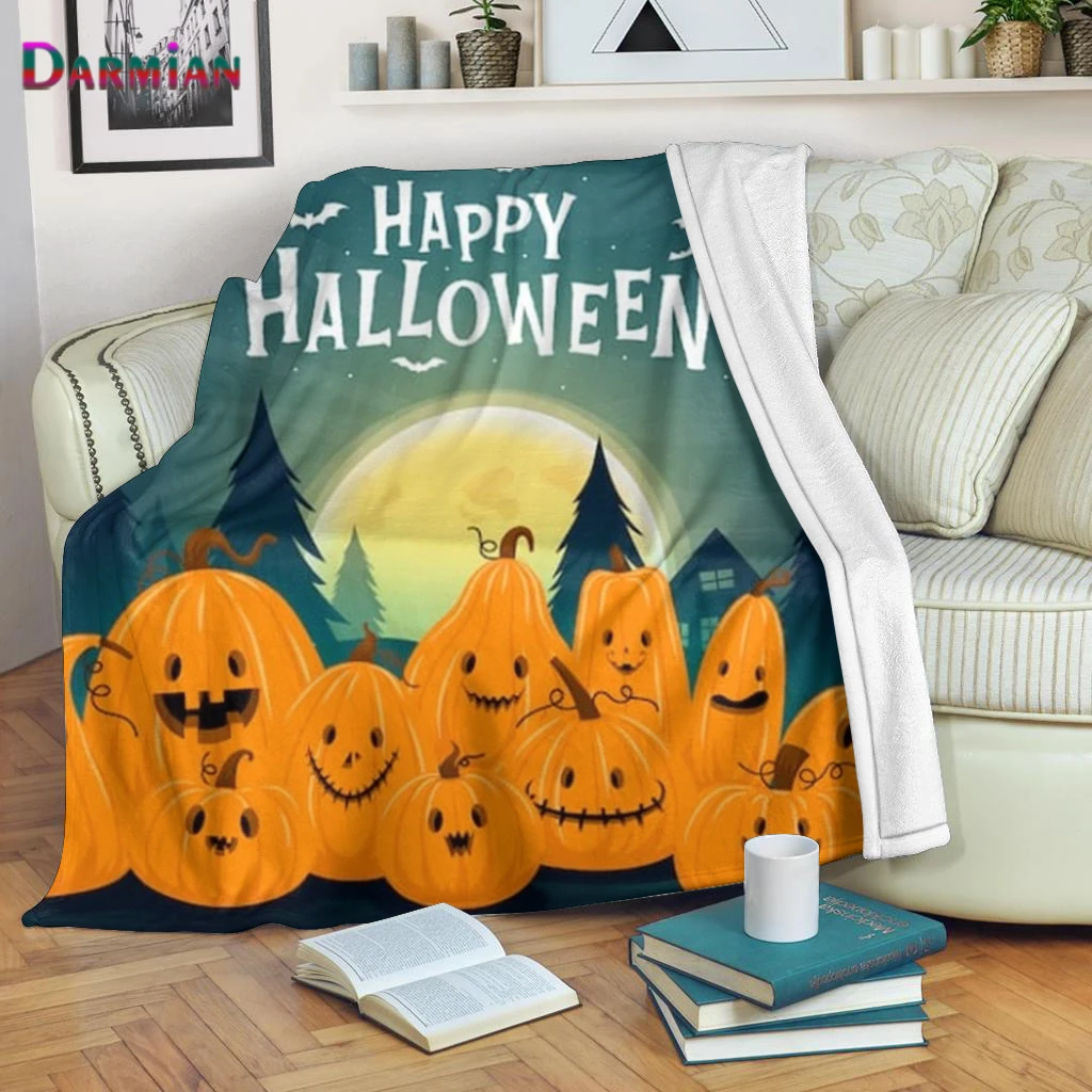 DARMIAN Fashion Flannel Fleece Blanket Kid Sofa Throw Blankets Soft Adult Blanket Happy Halloween Pattern Home Blanket mantas
DARMIAN Fashion Flannel Fleece Blanket Kid Sofa Throw Blankets Soft Adult Blanket Happy Halloween Pattern Home Blanket mantas
