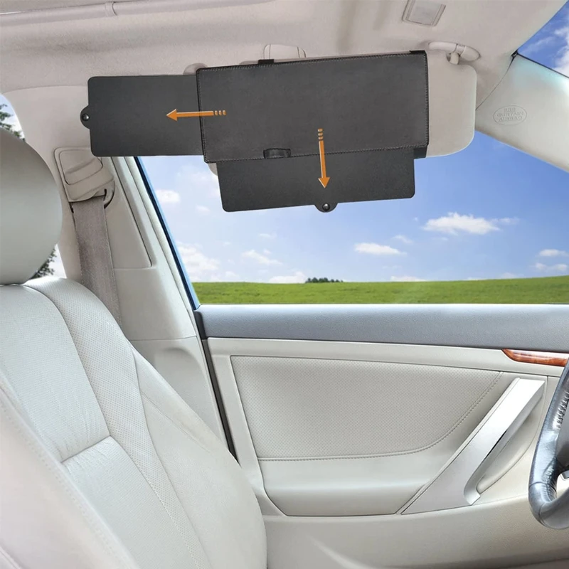 Car Anti-glare Sun Blocker PU Leather Anti-dazzle Retractable Sun Visor for Front Seat Driver or Passenger Safety
Car Anti-glare Sun Blocker PU Leather Anti-dazzle Retractable Sun Visor for Front Seat Driver or Passenger Safety