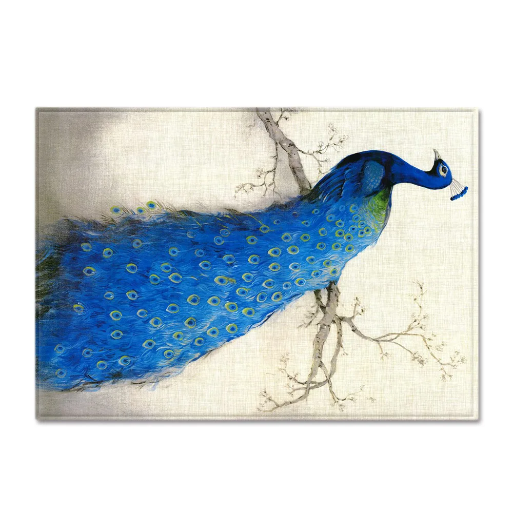 Animal Peacock Printing Bedroom Living Room Carpet Water Absorption Anti Slip Mat Carpet Bedroom Decor Living Room Decoration
Animal Peacock Printing Bedroom Living Room Carpet Water Absorption Anti Slip Mat Carpet Bedroom Decor Living Room Decoration