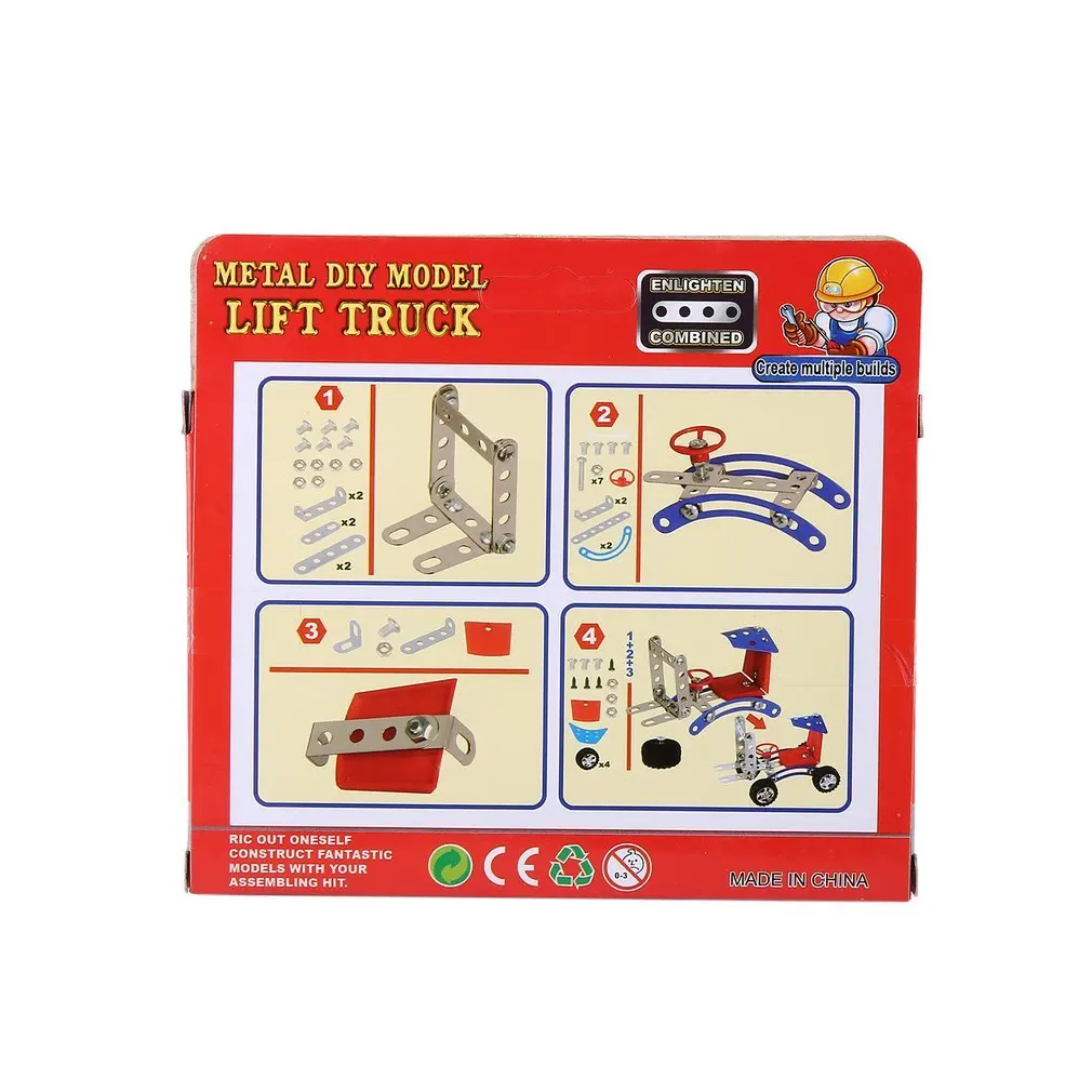 Innovative Enlighten Combined Metal DIY Model Vehicle Building Block Set Toys with Tools Unisex for Age 8+
Innovative Enlighten Combined Metal DIY Model Vehicle Building Block Set Toys with Tools Unisex for Age 8+