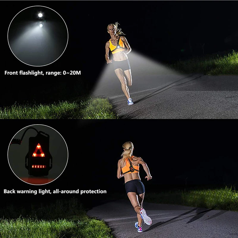Waterproof Outdoor Sport Running Lights LED Night Running Flashlight Warning Lights USB Charge Chest Lamp Walking Night Jogging
Waterproof Outdoor Sport Running Lights LED Night Running Flashlight Warning Lights USB Charge Chest Lamp Walking Night Jogging