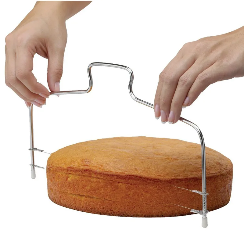 1Pc Wire Cake Slicer Leveler Adjustable Metal Material Pizza Dough Cutter Trimmer Layer Cakes Baking Tools Kitchen Accessories
1Pc Wire Cake Slicer Leveler Adjustable Metal Material Pizza Dough Cutter Trimmer Layer Cakes Baking Tools Kitchen Accessories