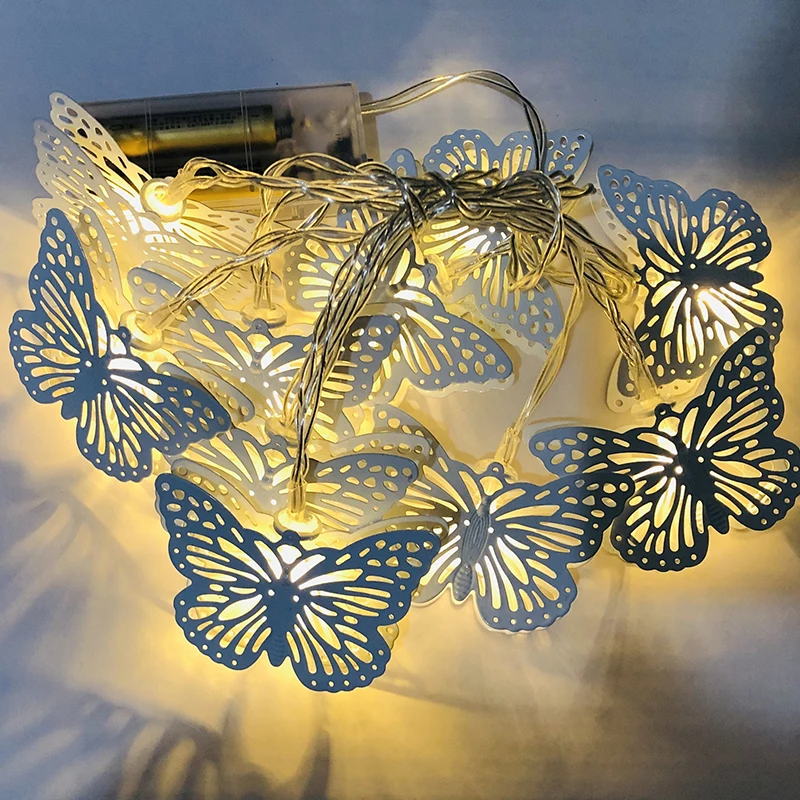 10 LED Butterfly Garland String Lights Christmas Fairy Lighting Strings for Outdoor Holiday Wedding Xmas Party Home Decoration
10 LED Butterfly Garland String Lights Christmas Fairy Lighting Strings for Outdoor Holiday Wedding Xmas Party Home Decoration