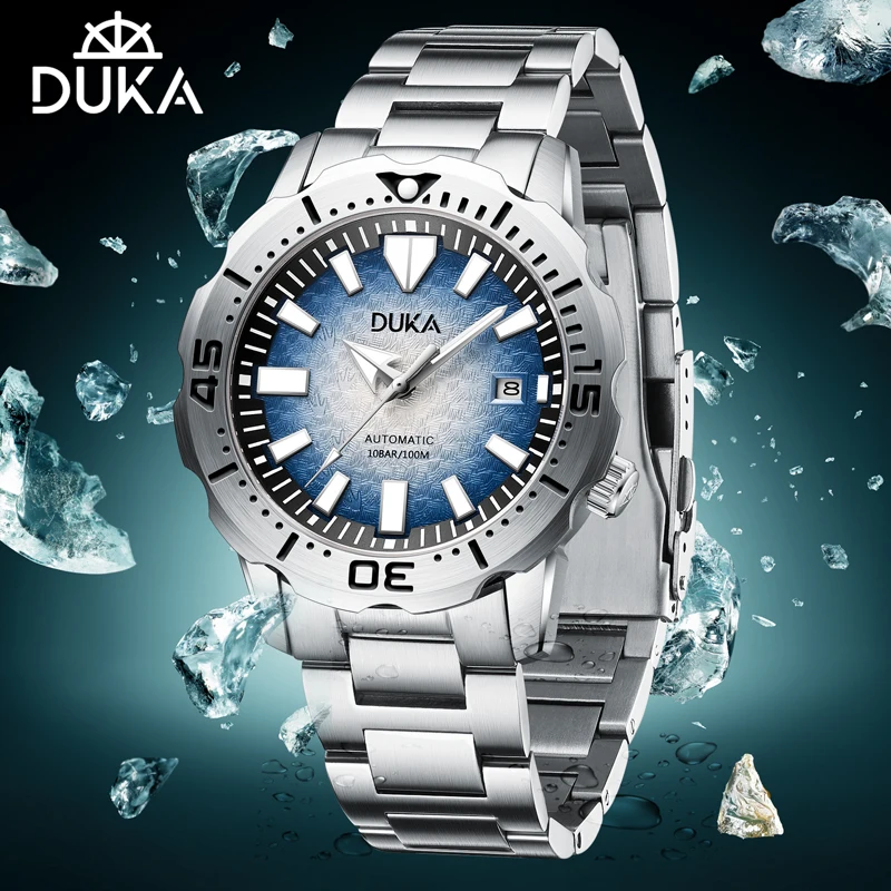 Новинка 2021, мужские наручные часы DUKA, брендовые Роскошные автоматические часы для мужчин, механические часы MIYOTA 821A, нержавеющая сталь, для дайвинга
Новинка 2021, мужские наручные часы DUKA, брендовые Роскошные автоматические часы для мужчин, механические часы MIYOTA 821A, нержавеющая сталь, для дайвинга