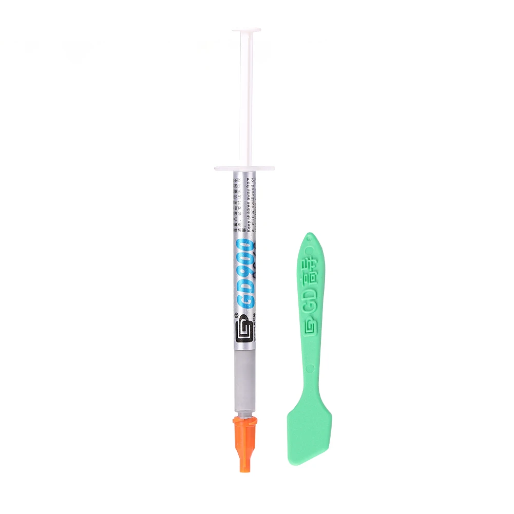 1g Hot Thermal Conductive Grease Paste Silicone Plaster Heat Sink Compound for CPU Cooler Cooling Heatsink Plaster
1g Hot Thermal Conductive Grease Paste Silicone Plaster Heat Sink Compound for CPU Cooler Cooling Heatsink Plaster