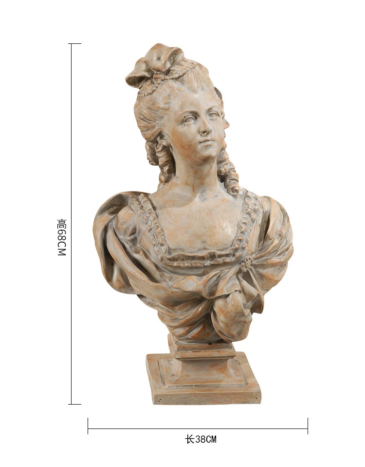 Large 68Cm Retro Ancient Elegant Lady European Characters Resin Bust Decorative Statues Sculptures For Living Room Home Gifts
Large 68Cm Retro Ancient Elegant Lady European Characters Resin Bust Decorative Statues Sculptures For Living Room Home Gifts
