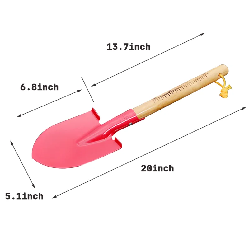 1PC Carbon Steel Garden Shovel Durable Flower Planting Shovel Garden Lawn Wooden Handle Gardening Hand Tools Random Color
1PC Carbon Steel Garden Shovel Durable Flower Planting Shovel Garden Lawn Wooden Handle Gardening Hand Tools Random Color