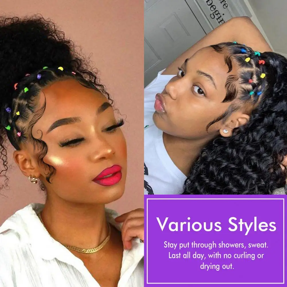 12Pcs/Set Hair Edge Stickers Universal Hairpiece Waterproof for Girl Baby Hair Stickers Baby Hair Tattoo Stickers
12Pcs/Set Hair Edge Stickers Universal Hairpiece Waterproof for Girl Baby Hair Stickers Baby Hair Tattoo Stickers