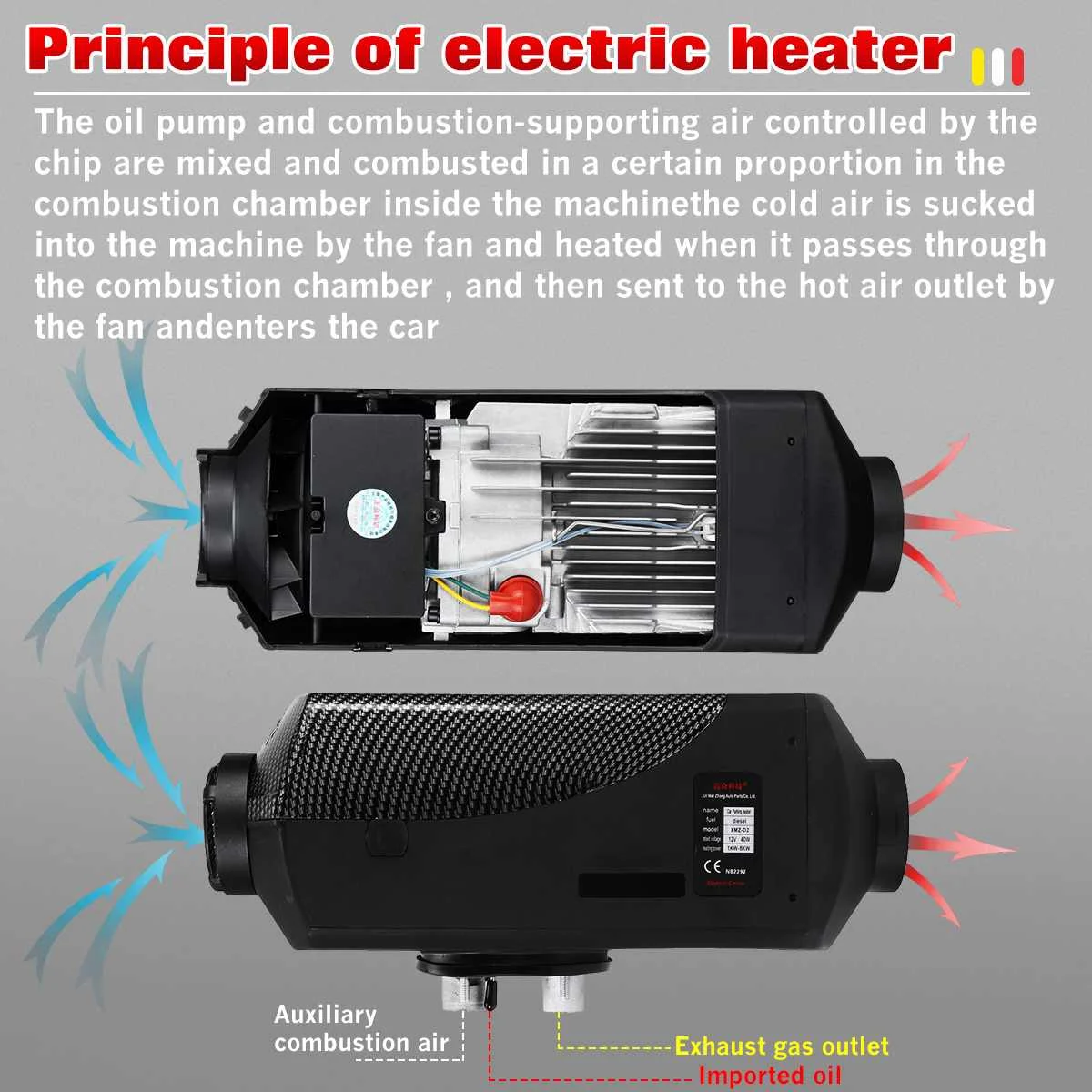 Дизельный Обогреватель Warmtoo 5-8 кВт 12 В автомобильный обогреватель ЖК-монитор
