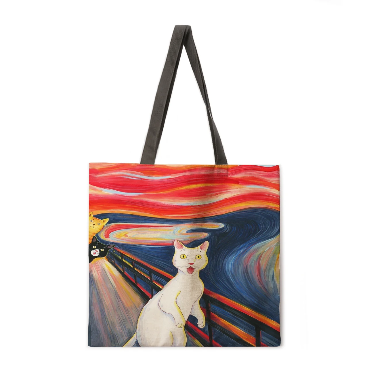 Shout Animal Tote Bag Shoulder Bag Linen Fabric Casual Tote Bag Foldable Shopping Bag Reusable Beach Bag 
Shout Animal Tote Bag Shoulder Bag Linen Fabric Casual Tote Bag Foldable Shopping Bag Reusable Beach Bag