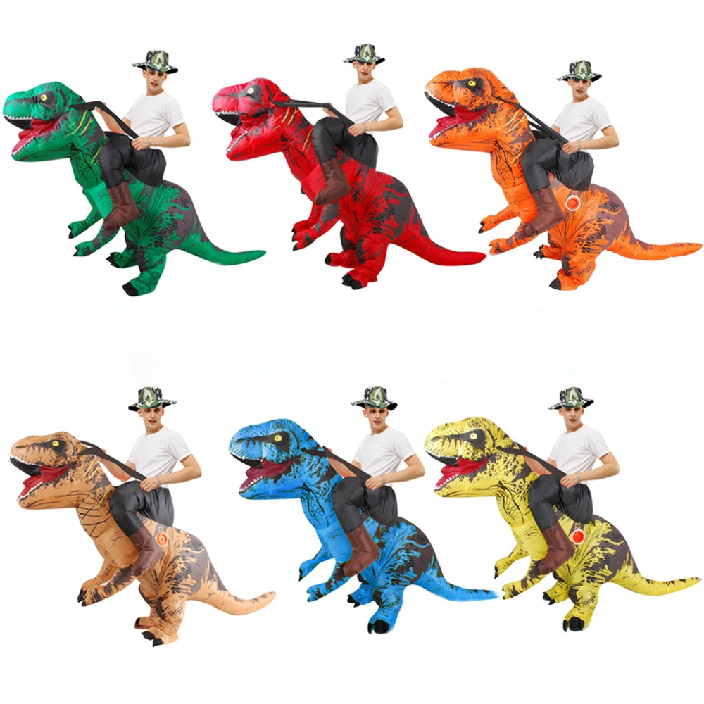 Funny Adult Dinosaur Mascot Inflatable Costumes Halloween Coslay Costume T-rex Party Role Play Disfraz for Man Woman
Funny Adult Dinosaur Mascot Inflatable Costumes Halloween Coslay Costume T-rex Party Role Play Disfraz for Man Woman