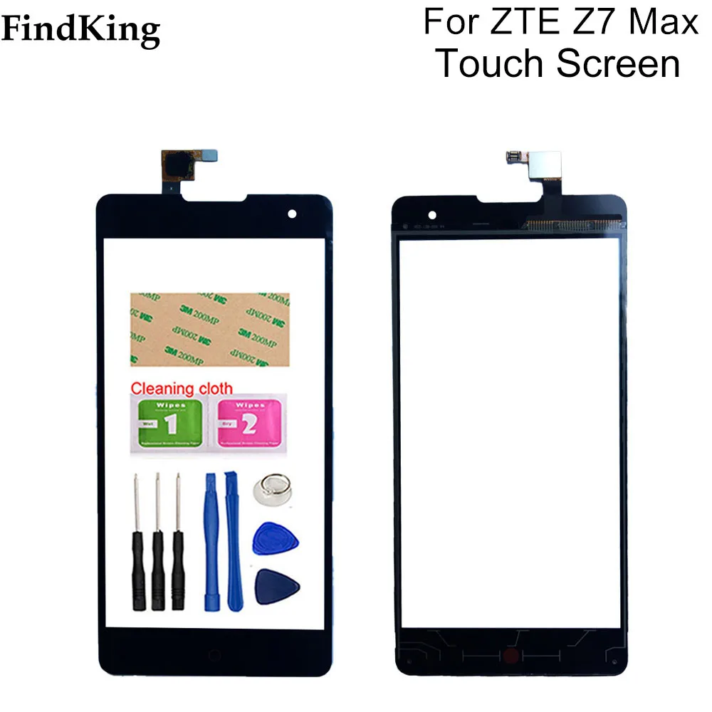 Сенсорный экран Переднее стекло для ZTE Nubia Z7 MAX NX505J дигитайзер Сенсорная панель
