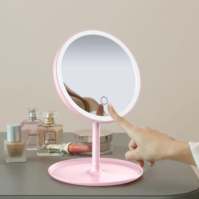 Makeup Mirror with Led Light Dressing Table Mirror Beauty Ring Light Mirror Beauty Tools for Photo Fill Light Small Mirrors
Makeup Mirror with Led Light Dressing Table Mirror Beauty Ring Light Mirror Beauty Tools for Photo Fill Light Small Mirrors