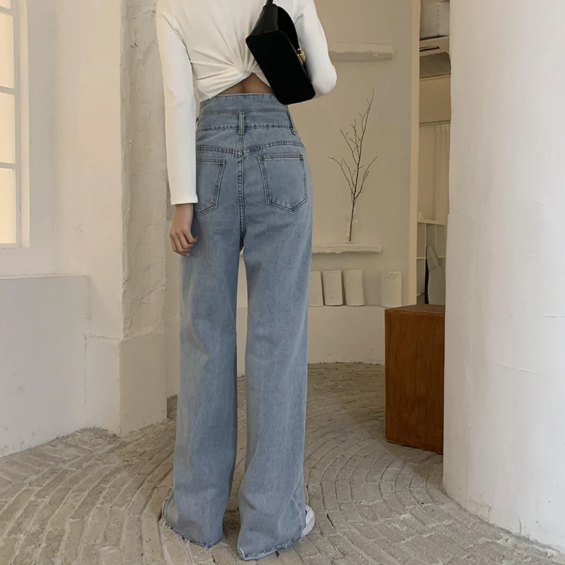 Woman Straight Jeans Clothes High Waisted 2021 Spring Streetwear Baggy Wide Leg Vintage Fashion Stretch Blue Harajuku Loose
Woman Straight Jeans Clothes High Waisted 2021 Spring Streetwear Baggy Wide Leg Vintage Fashion Stretch Blue Harajuku Loose