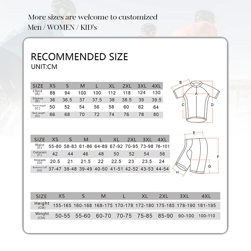 Raudax Cycling Jerseys Set Competition Grade Best Quality Custom Design Bicycle Maillot Ropa Ciclismo Summer Hombre Roupa Kit
Raudax Cycling Jerseys Set Competition Grade Best Quality Custom Design Bicycle Maillot Ropa Ciclismo Summer Hombre Roupa Kit