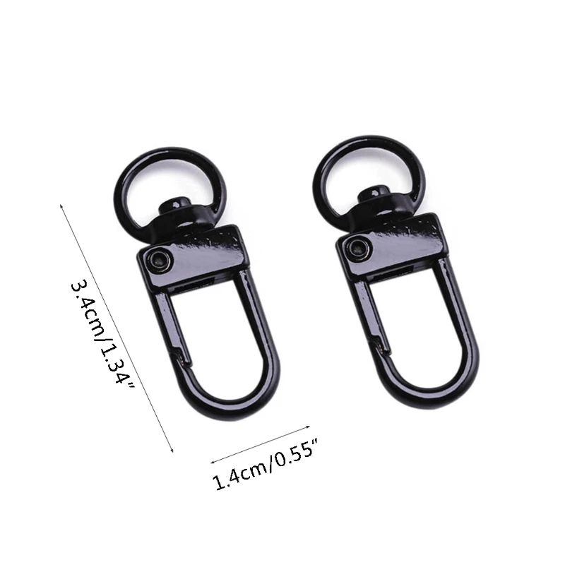 J60D 10pcs Bag Accessories Handbags Clasps Handle Metal Clasp Swivel Clips Dog Chain Collar Snap Hooks Key Rings
J60D 10pcs Bag Accessories Handbags Clasps Handle Metal Clasp Swivel Clips Dog Chain Collar Snap Hooks Key Rings