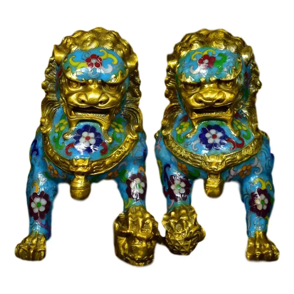 Пары перегородчатых Львов LaoJunLu с латунными шинами, имитация античной бронзы, коллекция шедевров китайского солдатика
Пары перегородчатых Львов LaoJunLu с латунными шинами, имитация античной бронзы, коллекция шедевров китайского солдатика
