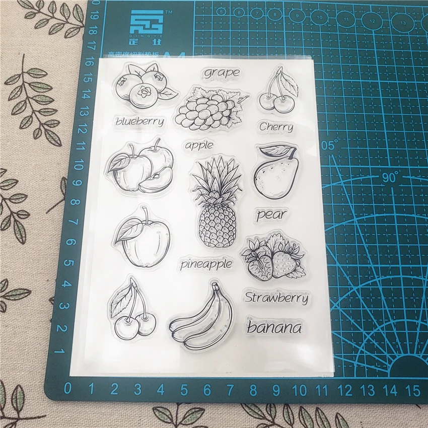 Fruits Set Clear Rubber Stamps for DIY Scrapbooking Card Making Photo Album Crafts New transparent Stamps Decorative supplies
Fruits Set Clear Rubber Stamps for DIY Scrapbooking Card Making Photo Album Crafts New transparent Stamps Decorative supplies