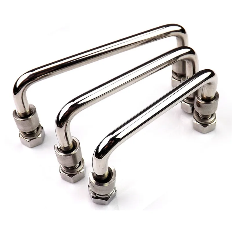 Stainless Steel Industrial Handle U-Shape Folding Toolbox Suitcases Equipment Distribution Box Cabinet Knob Hardware 90-150mm
Stainless Steel Industrial Handle U-Shape Folding Toolbox Suitcases Equipment Distribution Box Cabinet Knob Hardware 90-150mm