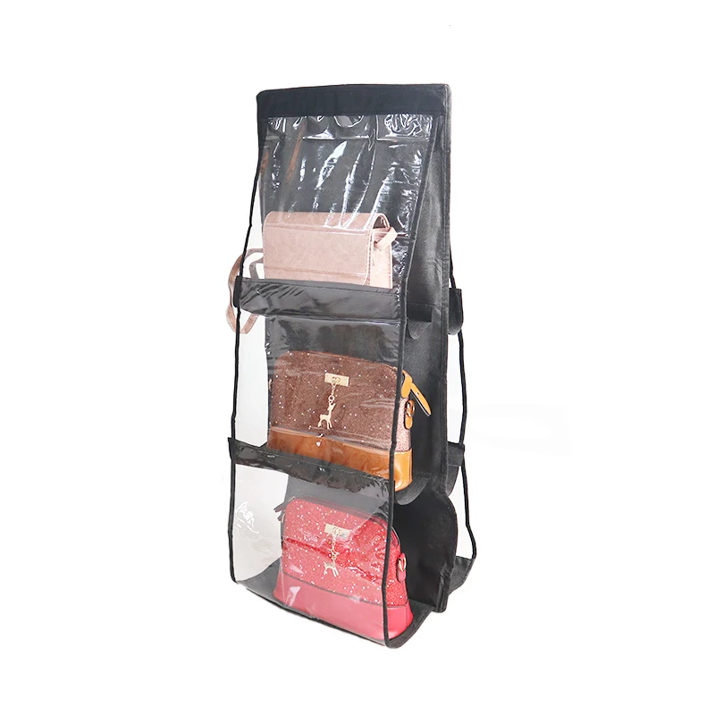 Hanging Handbag Organizer for Wardrobe Closet Transparent Storage Bag Door Wall Clear Sundry Shoe Bag with Hanger Pouch
Hanging Handbag Organizer for Wardrobe Closet Transparent Storage Bag Door Wall Clear Sundry Shoe Bag with Hanger Pouch