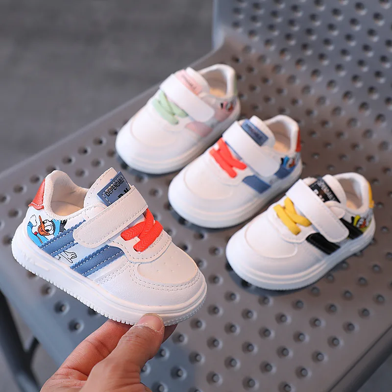 Cute 2022 Disney Donald Duck Classic Baby Boys Girls Shoes High Quality First Walk Lovely New Fashion Infant Tennis Toddlers
Cute 2022 Disney Donald Duck Classic Baby Boys Girls Shoes High Quality First Walk Lovely New Fashion Infant Tennis Toddlers