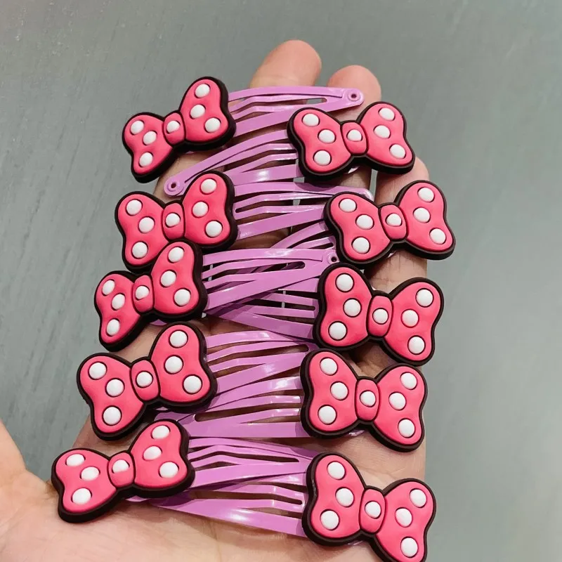 10Pcs/Lot Pink Polka Dot Bow Hairpins For Girls Headwear Sweet Hair Clips Barrettes Kids Fashion Hair Accessories
10Pcs/Lot Pink Polka Dot Bow Hairpins For Girls Headwear Sweet Hair Clips Barrettes Kids Fashion Hair Accessories