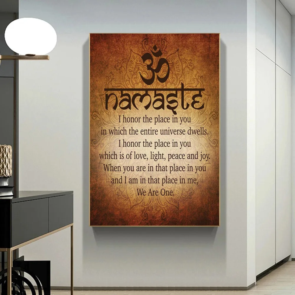Indian Namaste Symbols Canvas Painting Wall Art Anahata Chakra Posters And Prints For Living Room Religious Home Decor Cuadros
Indian Namaste Symbols Canvas Painting Wall Art Anahata Chakra Posters And Prints For Living Room Religious Home Decor Cuadros