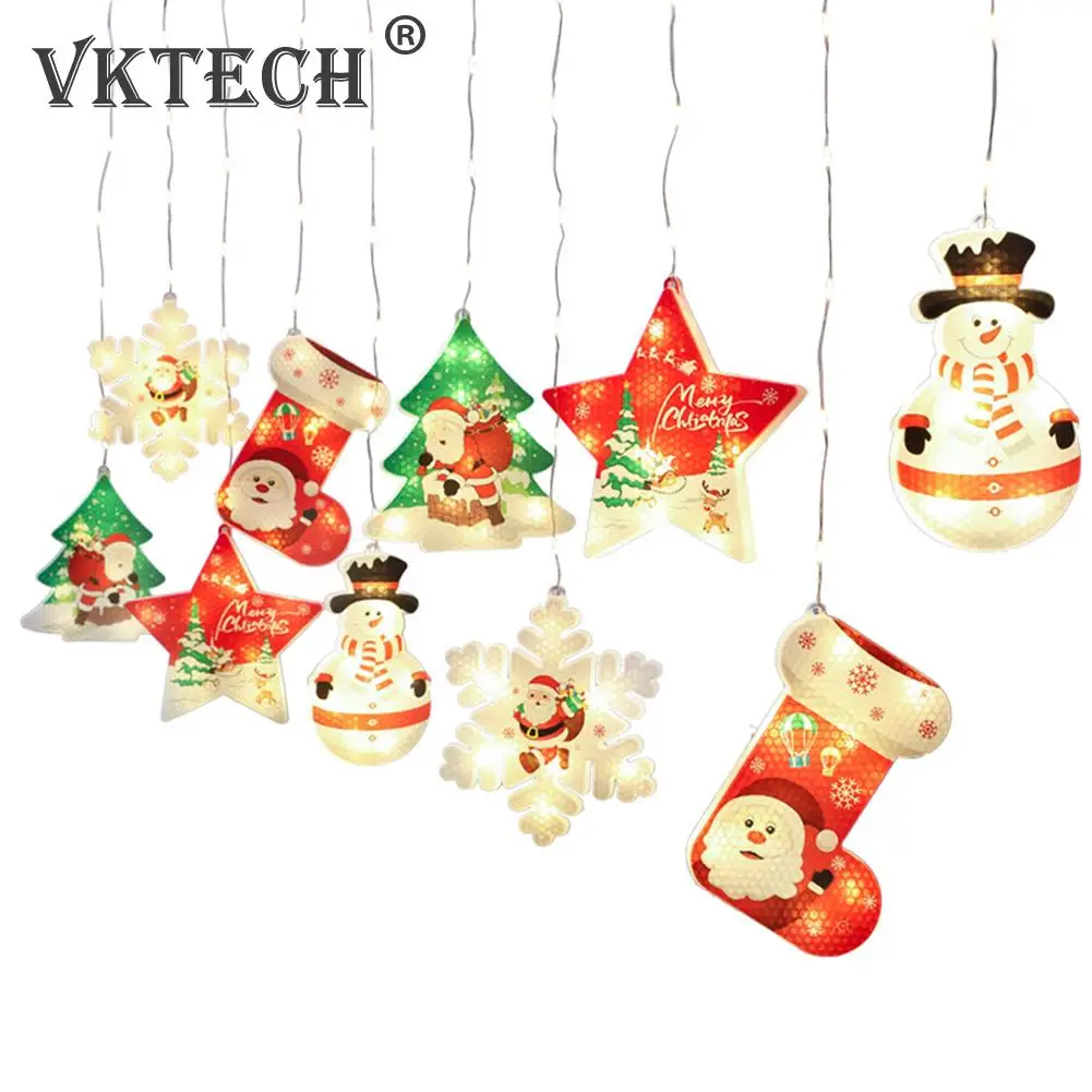 Christmas Hanging Lights Santa Claus Snowman LED Hanging Pendant Decorations for Christmas Trees Window Home Door Ornament Light
Christmas Hanging Lights Santa Claus Snowman LED Hanging Pendant Decorations for Christmas Trees Window Home Door Ornament Light