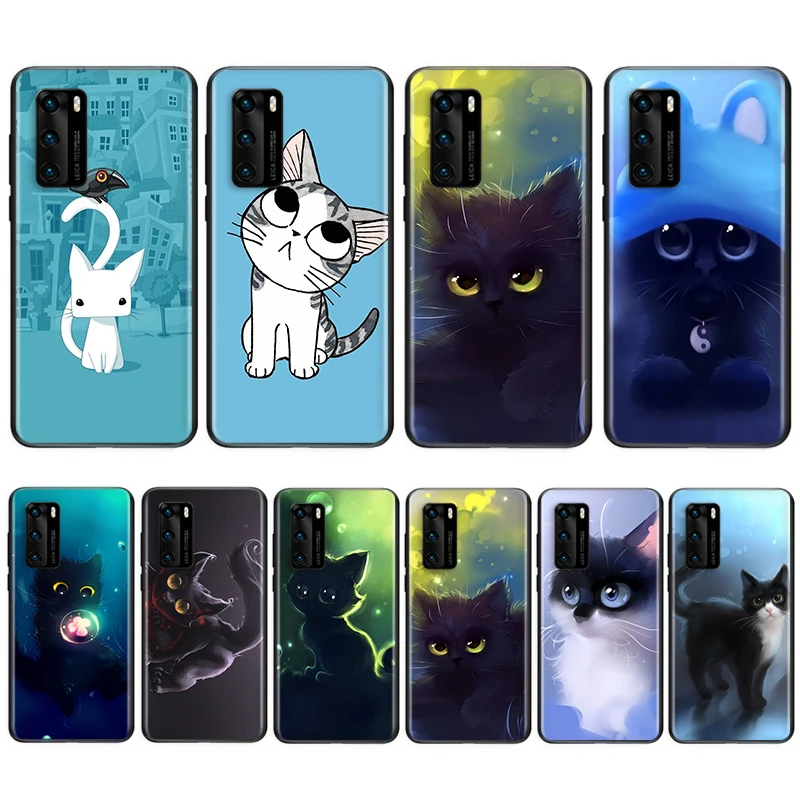 Cute cat cartoon For Huawei P Smart 2021 2020 Z S Plus Mate 40 RS 30 20 10 Pro Lite 2019 2018 Soft Phone Case
Cute cat cartoon For Huawei P Smart 2021 2020 Z S Plus Mate 40 RS 30 20 10 Pro Lite 2019 2018 Soft Phone Case