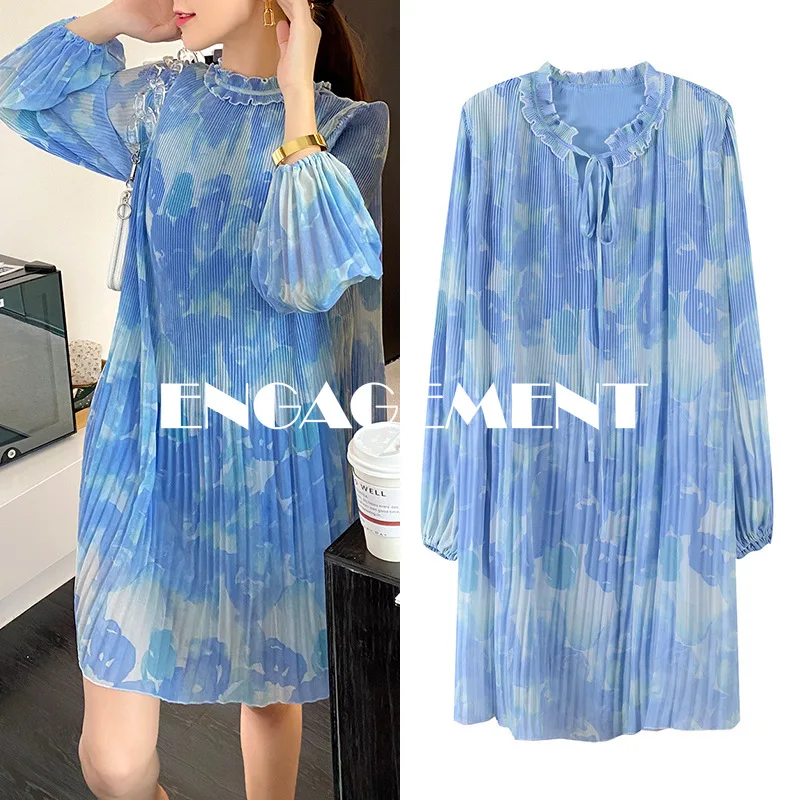 Женское платье с кружевным воротником, голубое свободное платье градиентного синего цвета с рукавами-фонариками и круглым вырезом, для пом...
Женское платье с кружевным воротником, голубое свободное платье градиентного синего цвета с рукавами-фонариками и круглым вырезом, для пом...