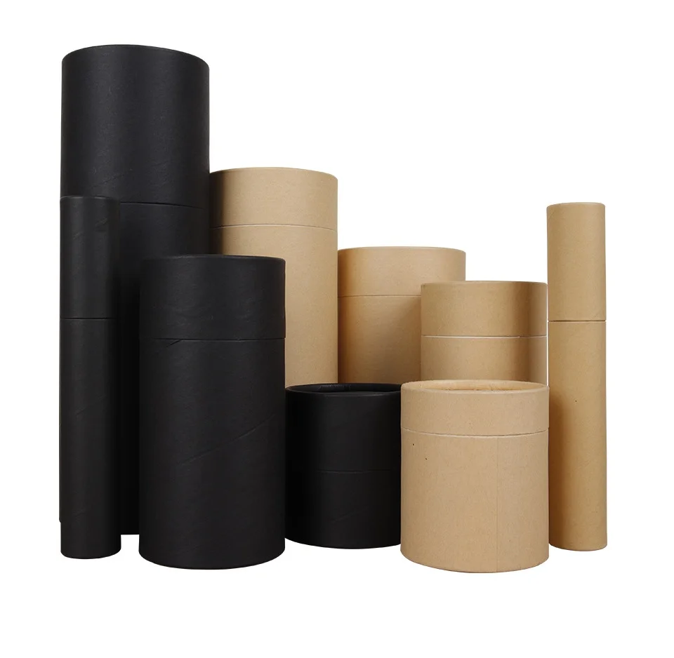 100pcs/lot wholesale black kraft paper tube tea can wine bottle pencil tube paper tube painting tube essential oil tube
100pcs/lot wholesale black kraft paper tube tea can wine bottle pencil tube paper tube painting tube essential oil tube