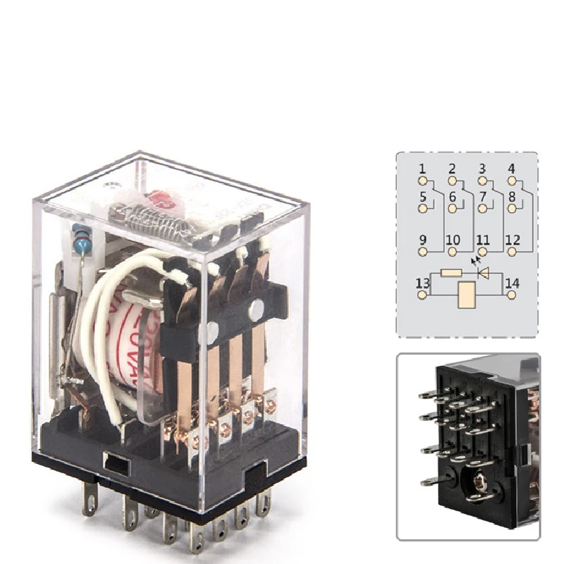 small intermediate relay 14 pin JZX-22F(D)/4Z relay 3A AC220V AC110V AC380V hh54p
small intermediate relay 14 pin JZX-22F(D)/4Z relay 3A AC220V AC110V AC380V hh54p
