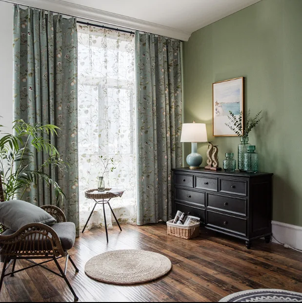 American-Style Country Curtains Pastoral Finished Living Room Bedroom French Window Cotton Linen Special Custom Curtain Fabric
American-Style Country Curtains Pastoral Finished Living Room Bedroom French Window Cotton Linen Special Custom Curtain Fabric