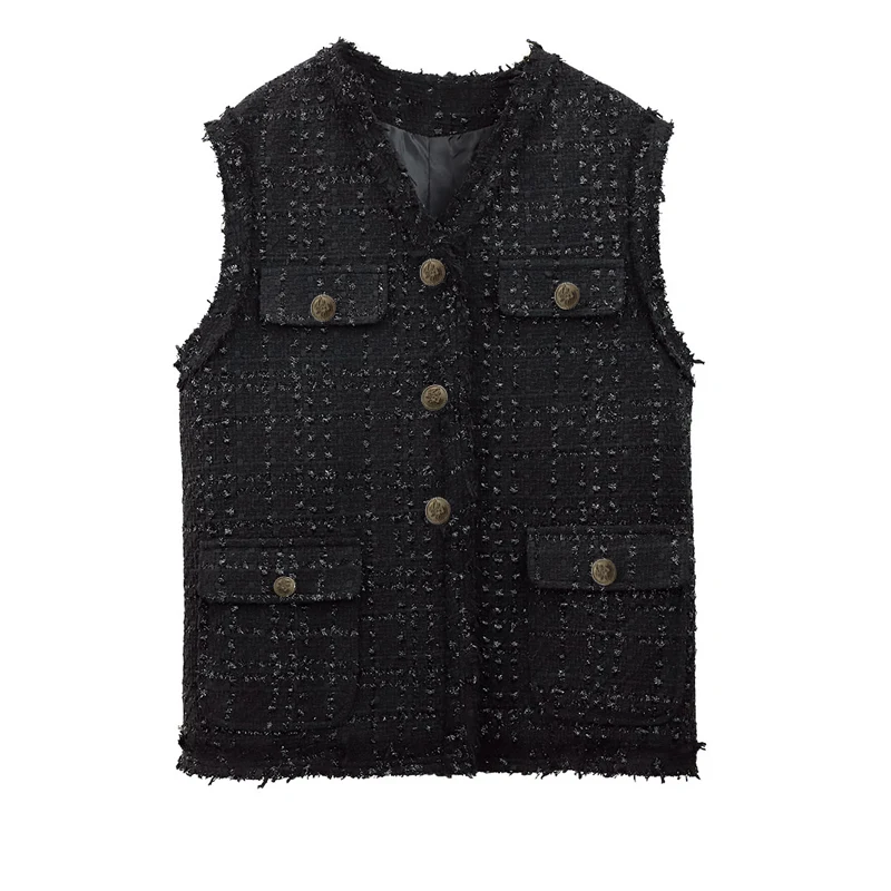Black Jacket Sleeveless Bohemian Holiday 2020 New Autumn/Winter Women's Sleeveless Jacket Short Graceful Casual Jacket Women
Black Jacket Sleeveless Bohemian Holiday 2020 New Autumn/Winter Women's Sleeveless Jacket Short Graceful Casual Jacket Women