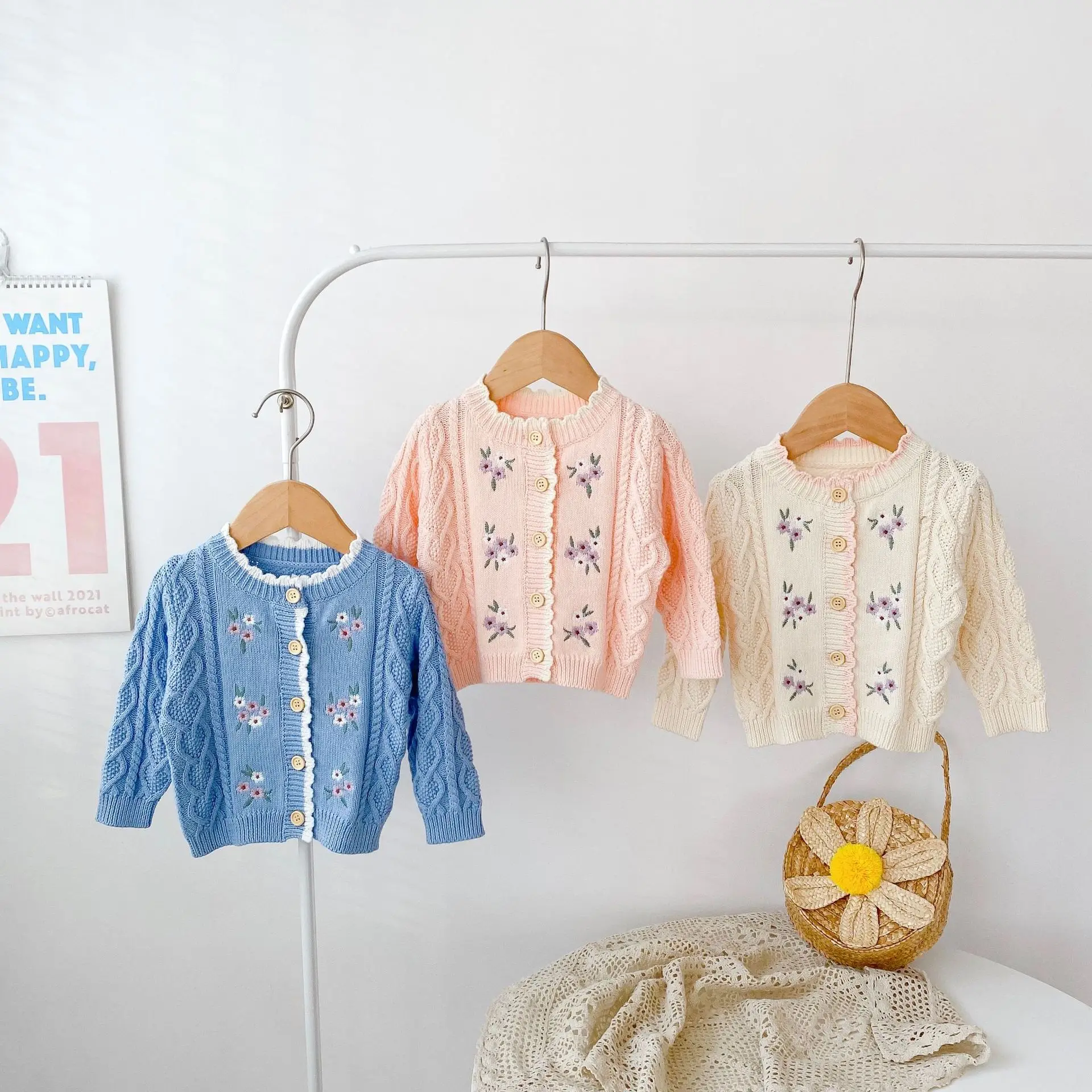 Autumn Kids Boys Girls Little Flowers Embroidered Coat Toddler Baby Girls Long Sleeve Coat Infant Cotton Casual Knitted Cardigan
Autumn Kids Boys Girls Little Flowers Embroidered Coat Toddler Baby Girls Long Sleeve Coat Infant Cotton Casual Knitted Cardigan