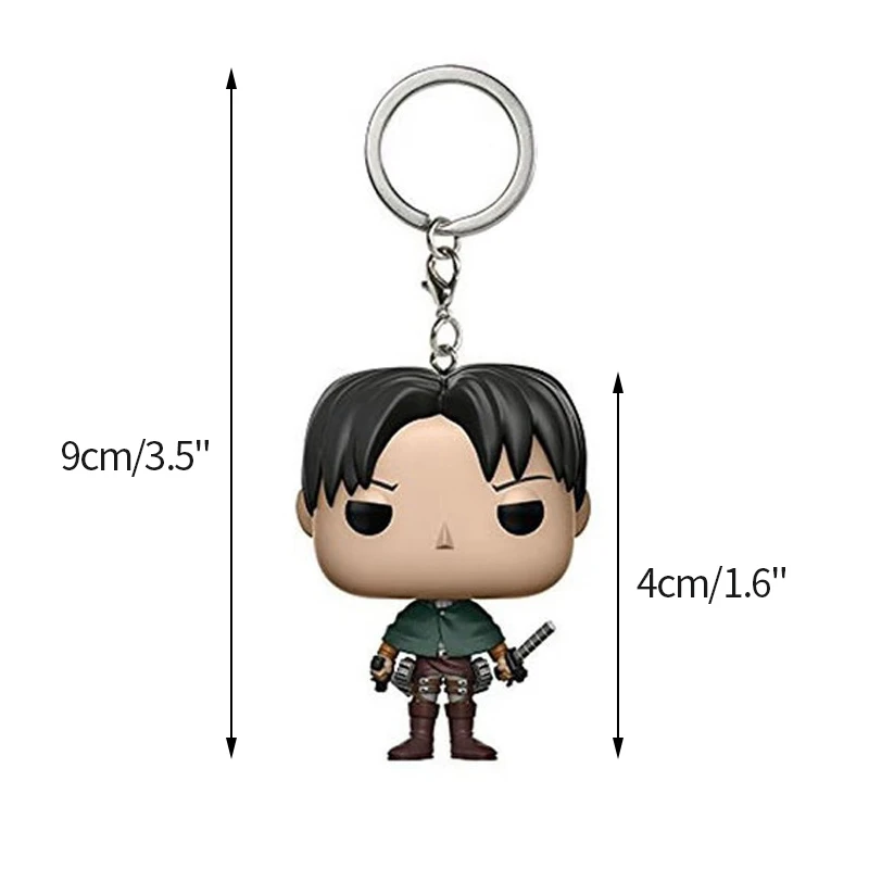 Levi Keychain Anime Attack on Titan Levi Ackerman Action Figure Key Chain Collection Model Toy with Retail Box
Levi Keychain Anime Attack on Titan Levi Ackerman Action Figure Key Chain Collection Model Toy with Retail Box